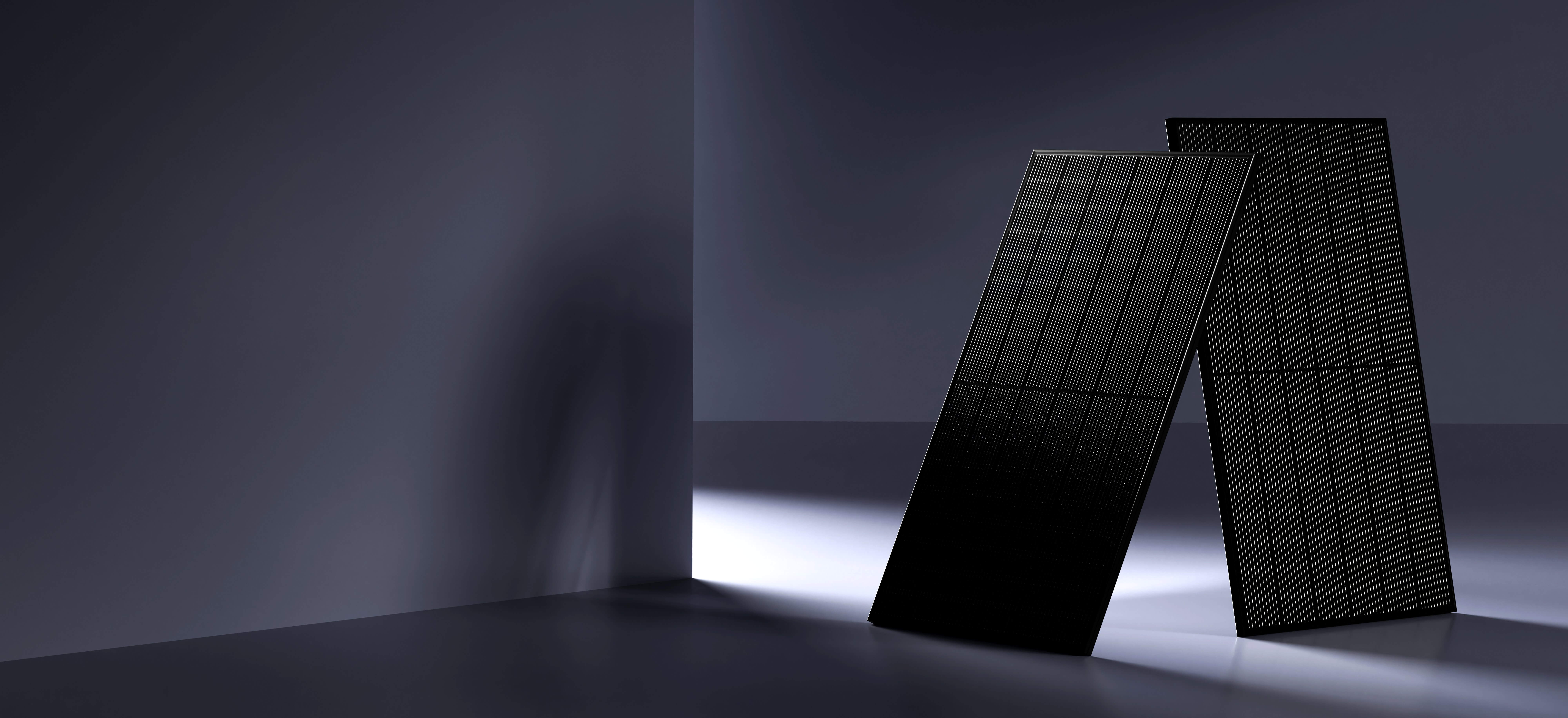 Solavita all-black solar panels displayed in a minimalistic dark envir.jpg
